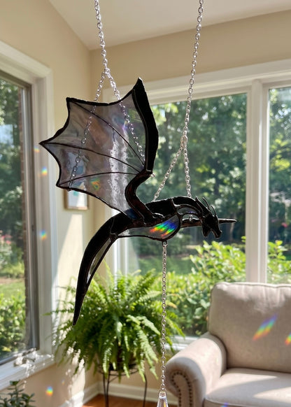 Handmade Flying Glass Dragon