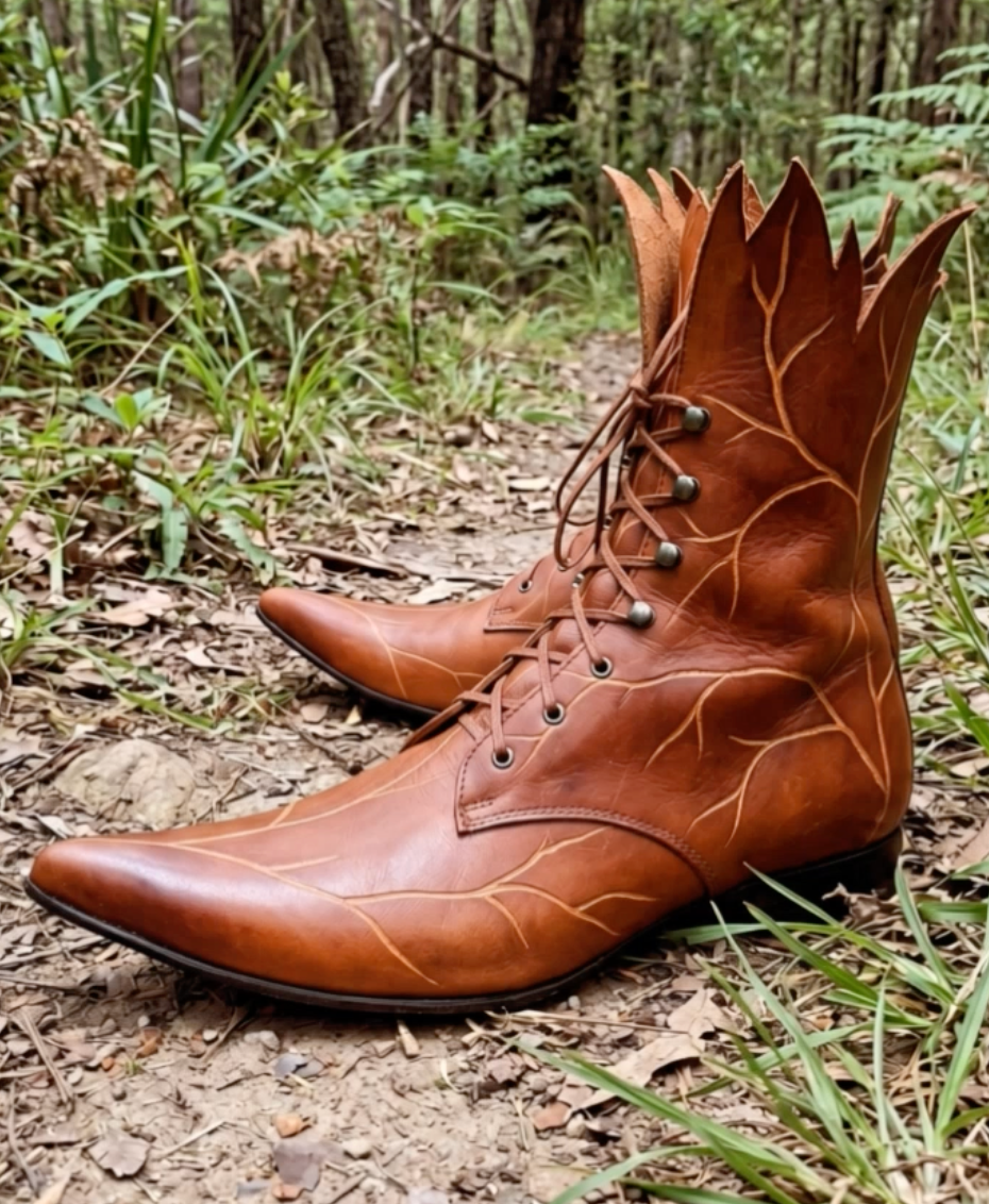 Handmade Whimsical Leather Boots