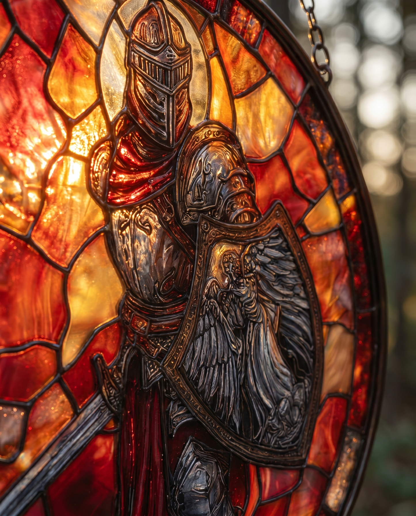 Handmade Knight Suncatcher